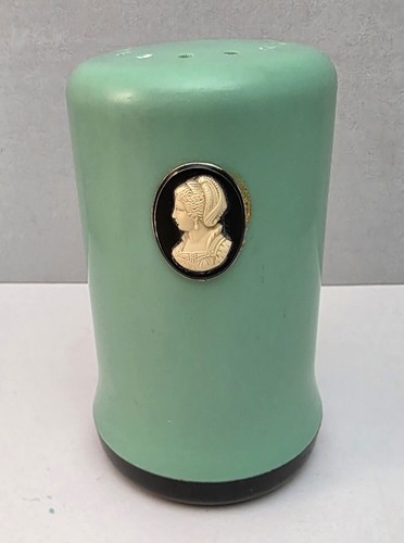 Vintage green bakelite cameo - vintage,
