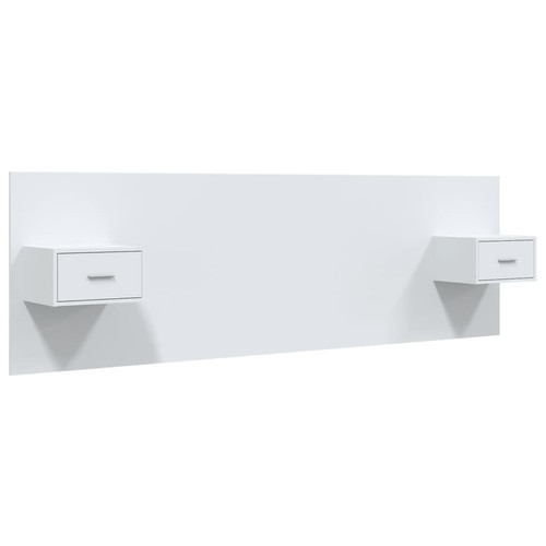 Bed headboard with cabinets - bed,