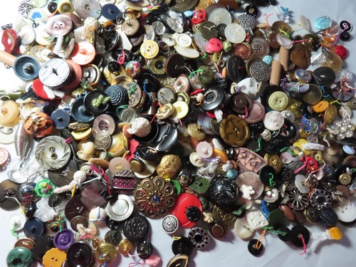 Huge vintage button - huge,