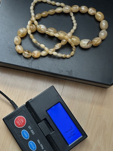 Reproduction plastic oval bead - oval,