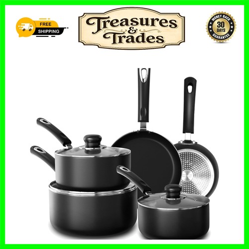 Elegant black piece - elegant, 8-piece