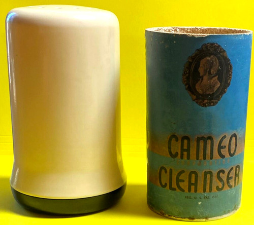 Cameo cleanser dispenser - dispenser, ivory
